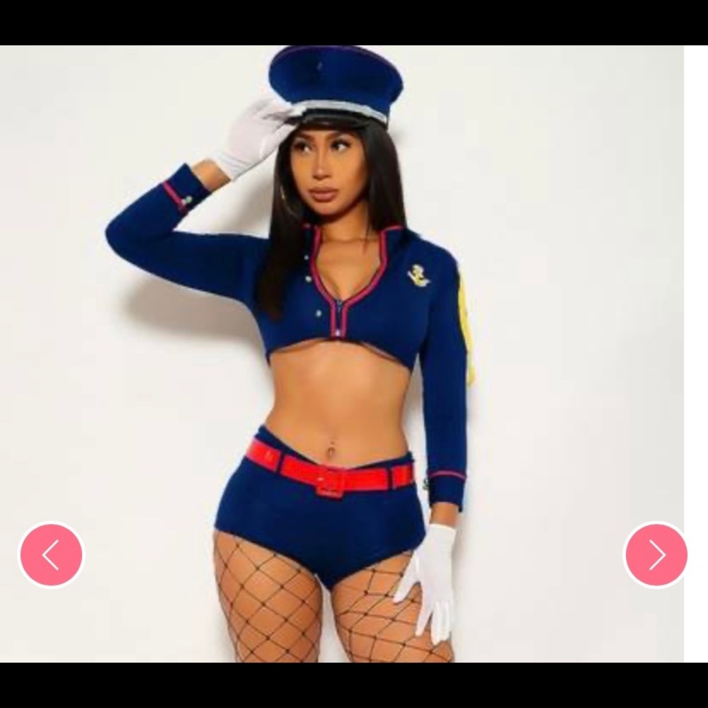 Navy Halloween 2 piece set costume✨ Brand New! Size: Small